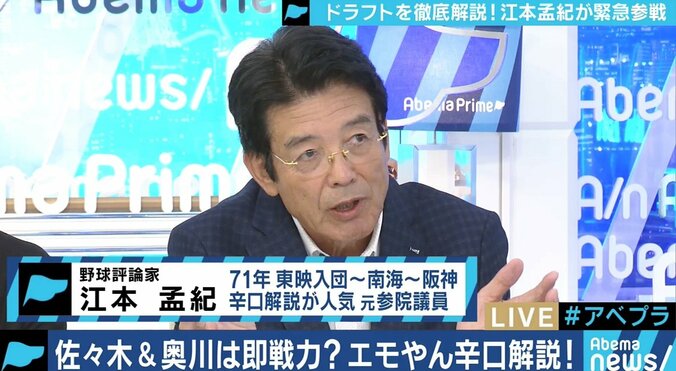 江本孟紀氏、“育成が大事”に持論 「若手が伸びる球団、伸びない球団」の違い 1枚目