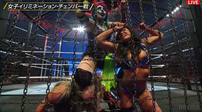 日本人女子、米マットで“美人枠”レスラー2人を蹂躙 金網拷問に場内騒然 異例の大チャントも 3枚目