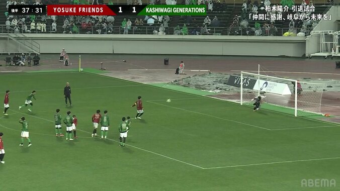 ラモス瑠偉も「しびれる」 元日本代表MF「パネェ」パネンカでPKを決めファン歓喜「それまだ出来るん」「これが見たかった」 3枚目