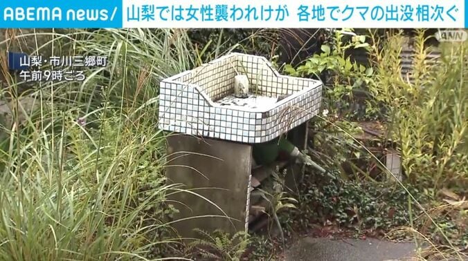 90女性が襲われた現場付近