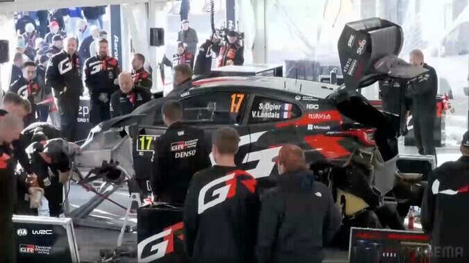 大破した世界一のラリー車を「これ完璧に直すからな」 5連覇トヨタの“神修理”が話題 一晩で“無傷”へ激変「すぐ直るとこがすごすぎる」 3枚目