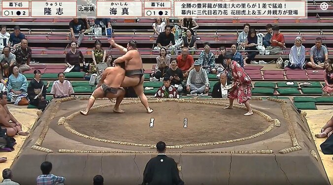 館内がどよめいた一番
