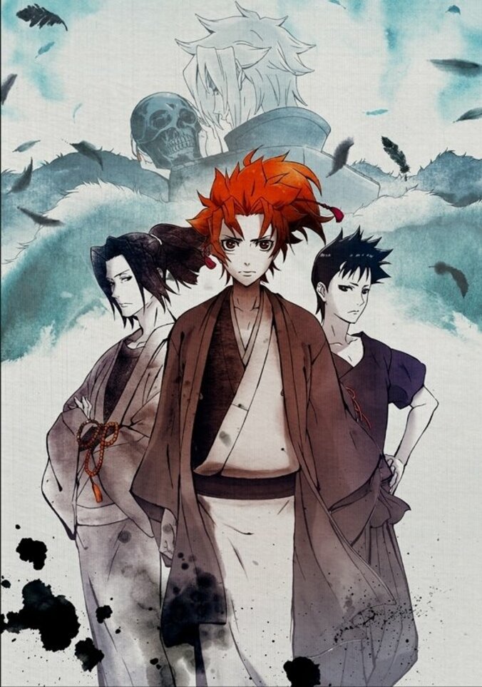 劇場アニメ「PEACE MAKER 鐵」開発中の永倉新八、藤堂平助、原田左之助のキャラ設定ラフが公開 1枚目