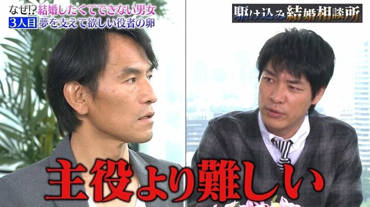 ヒモになりたい41歳“俳優志望”に厳しい声続出!「主役より難しい…」