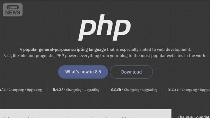 【更新中】プログラミング言語「PHP」に重大な脆弱性 企業HPなど休止状態に 影響広がる