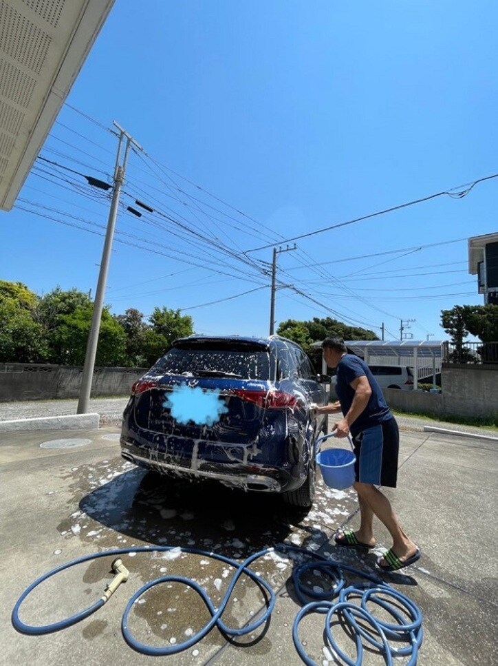  花田虎上、家族皆が許せず愛車を洗車「私がせっせと綺麗にしますね」 