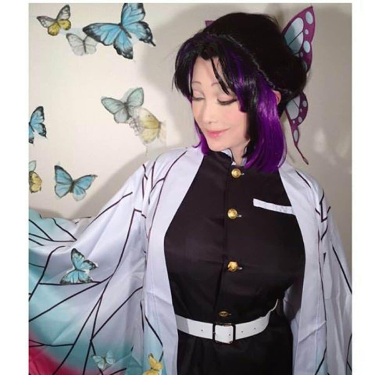 叶美香　コスプレ 叶美香「鬼滅の刃」蟲柱・胡蝶しのぶのコスプレ披露 完成度の高さにファン「素晴らしすぎて言葉が出ません」 | アニメニュース | アニメフリークス