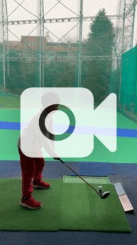 東尾理子『久しぶりのゴルフ練習』