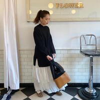 近藤千尋、“半目”のコーディネートショット披露 「半目のちぴちゃんも鬼かわいい」とファン絶賛