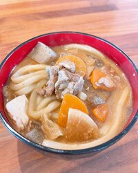みきママ『豚汁うどんです!!』