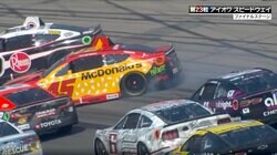 トヨタトヨタトヨタ…米レースで“3台全てトヨタの同士討ち”も「よく皆避けましたよね」放送席も唸った後続の“神回避”