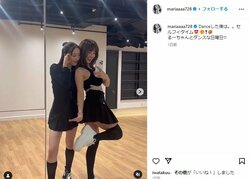 「Danceした後は。。セルフィタイム」 谷まりあ、スタジオでの“美ヒップライン＆太ももチラリ”動画を公開
