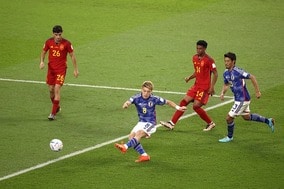 堂安が決めたスペイン戦の120km/h弾は2位にランクイン　カタールW杯で見られた高速シュートの数々