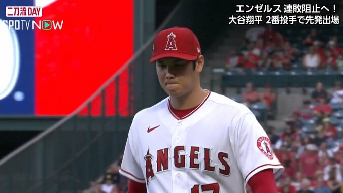 大谷翔平は確かに頷いた 自己最多13奪三振の快投を予感させた初回、ボール半個分の微調整 1枚目