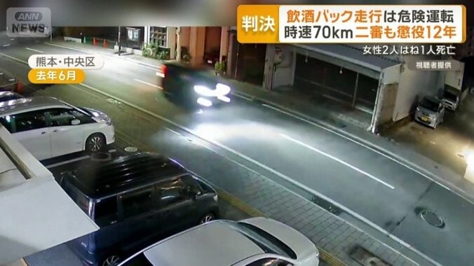 時速70キロで飲酒バック走行