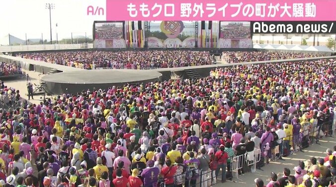 「ももクロ春の一大事」開催で盛り上がった滋賀県東近江市、“モノノフ”のマナーを賞賛 1枚目