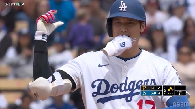 【記事】大谷翔平が見たかった！日曜“パパ初安打”で破顔…感情溢れた塁上の5秒間