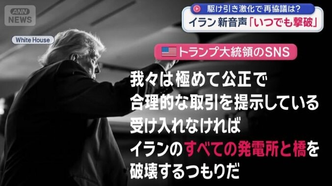 「イランのすべての発電所と橋を破壊する」