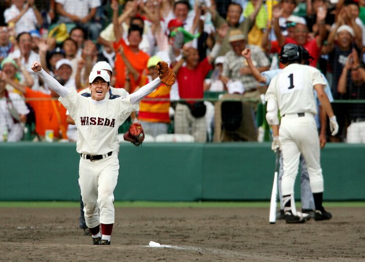 “ハンカチ王子”に直撃取材していた！ 栗山英樹氏が『熱闘甲子園』に復活　愛弟子・斎藤佑樹氏と感動の“師弟共演”「変わらないですね、斎藤さん」