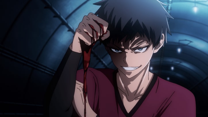 アニメ『桃源暗鬼』第9話矢颪碇場面カット