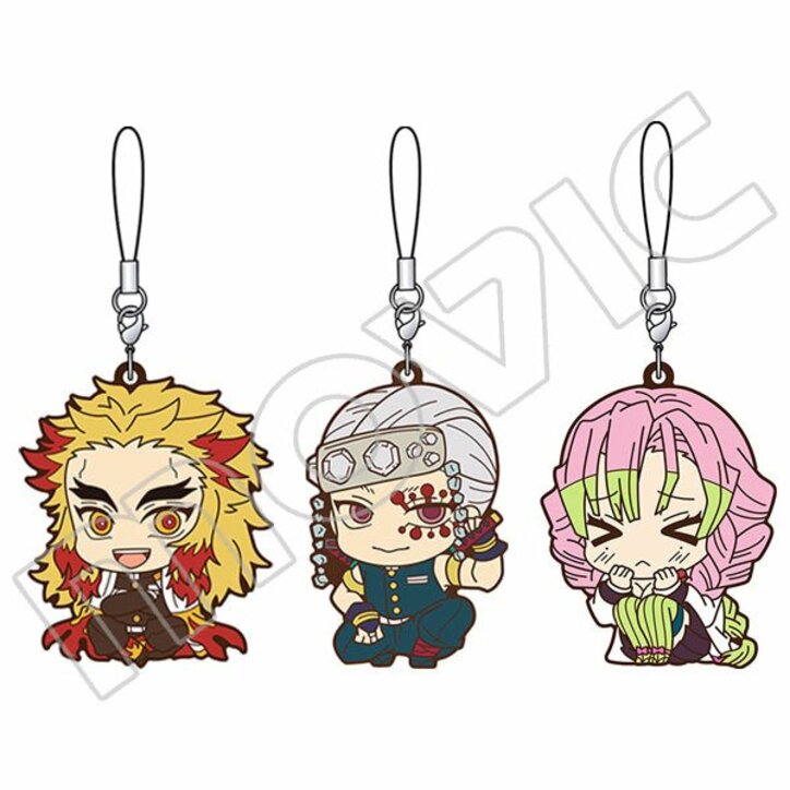 TVアニメ『鬼滅の刃』ViVimusラバーストラップセットが登場! 柱をはじめ人気キャラのポーズや表情にも注目