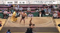 【映像】幕下力士が驚異の身体能力を披露…直後にハプニング発生