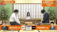 【中継】叡王戦予選 石田五段－渡辺五段