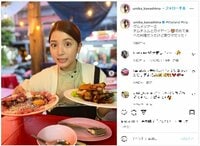 川島海荷のタイ料理に囲まれて目をキラキラさせた姿に「可愛すぎる」「いい表情」の声