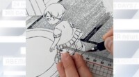 【映像】連載中の漫画家が手描きで「畳の目」神業テク披露