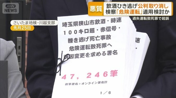 4万7000筆の署名を検察に提出
