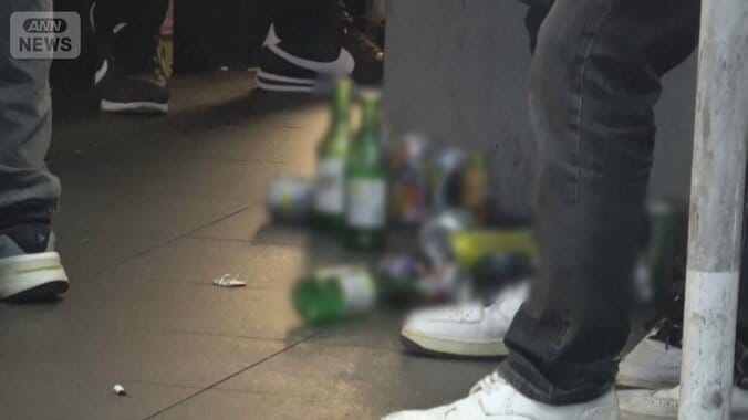 GW深夜の渋谷、泥酔トラブル　条例で禁止の“路上飲み”多発　パトロールの目の前で 1枚目