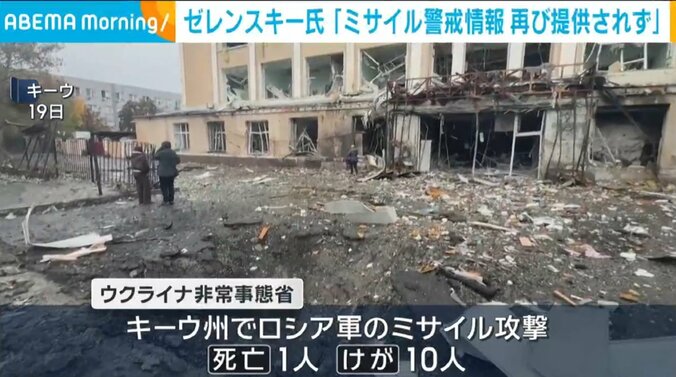 大量の瓦礫が広がるキーウ