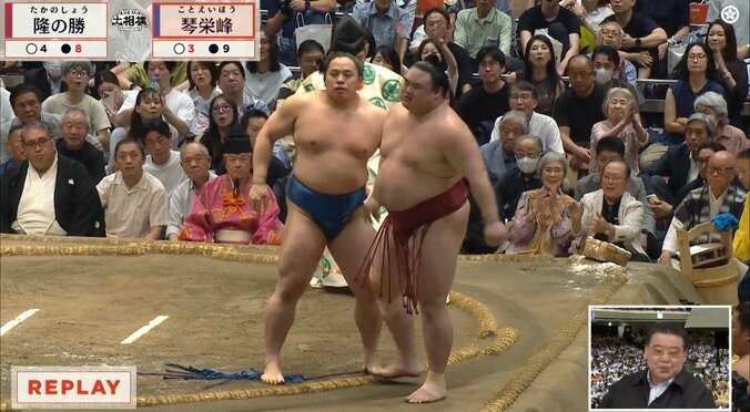 「大丈夫か？」力士に“異変”…幕内の取組で予期せぬ事態「負けた瞬間に…」「歩くのも辛そう」ファン・実況アナも心配 4枚目