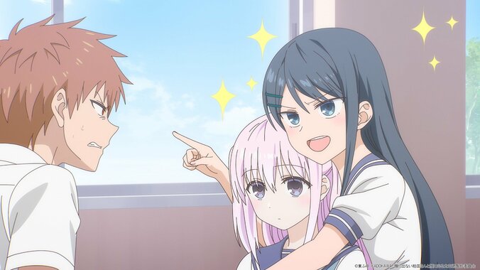 【写真・画像】太田くんが柏田さんの泳ぎのコーチ役に…アニメ『顔に出ない柏田さんと顔に出る太田君』第2話先行カット・あらすじが公開　5枚目