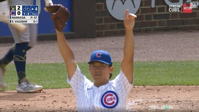 【写真・画像】今永昇太の「今の表情見た？」 まさかの判定に「わーおwストライク」現地実況も和ませた一幕「笑今永も、びっくり」　1枚目