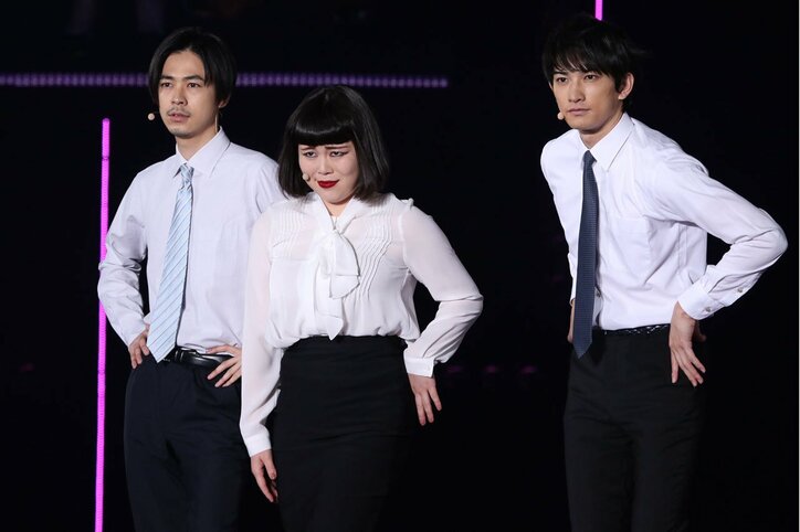 【画像集】ブルゾンちえみ、成田凌&町田啓太と“with B”披露