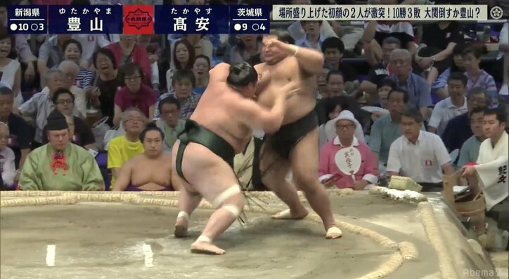 豊山が大関・高安を撃破！　7連勝で自身幕内最高となる11勝を挙げる