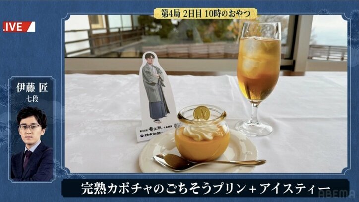 「こりゃまたバズるぞ！」藤井聡太竜王、おやつは“あざとかわいい系”大福 ファン歓喜「目が合うw」「はい完売」 伊藤匠七段はカボチャプリン注文