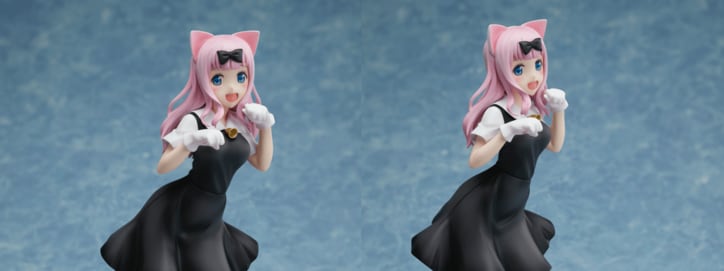 アニメ『かぐや様』四宮かぐや&藤原千花の“奇跡的相性(マリアージュ)”な猫耳フィギュアが登場