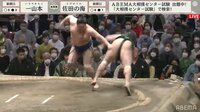 【映像】力士の“華麗なターン”に館内騒然