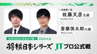 2020年度「将棋日本シリーズ」一回戦第二局 佐藤天彦九段 対 斎藤慎太郎八段