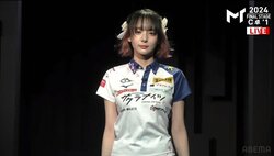 華やかさに天井なし！モデル雀士が特大リボンつきで出場にファン大喜び「好きになっちゃう」／麻雀・Mトーナメント