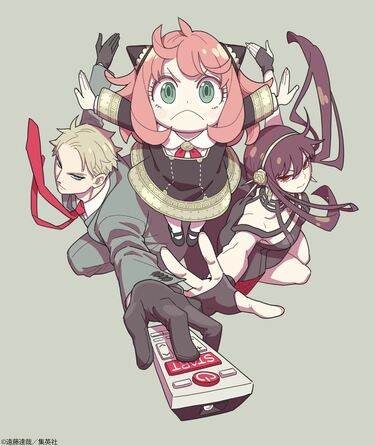 アニメ『SPY×FAMILY』原作・遠藤達哉氏描き下ろしの初回放送お祝い