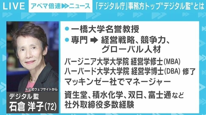 「カオスな状態からスタート」のデジタル庁 “デジタル監”石倉洋子氏に期待される役割は 4枚目