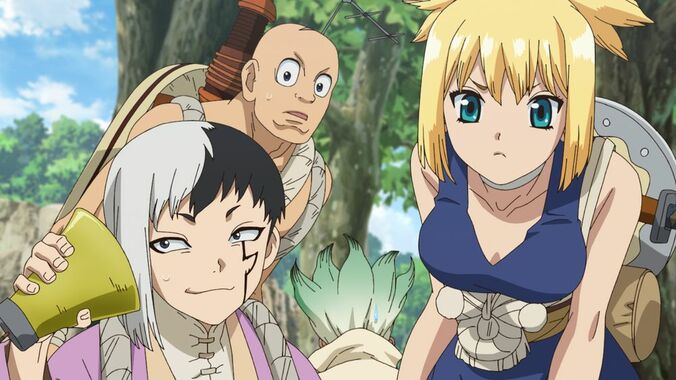 アニメ「Dr.STONE NEW WORLD」宝島へと辿り着いた千空たち…第7話先行カット&あらすじ公開 5枚目