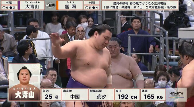 「花道からキタ！」力士に続いて国民的俳優の姿 取組前、カメラが捉えた驚きの瞬間に反響相次ぐ 5枚目