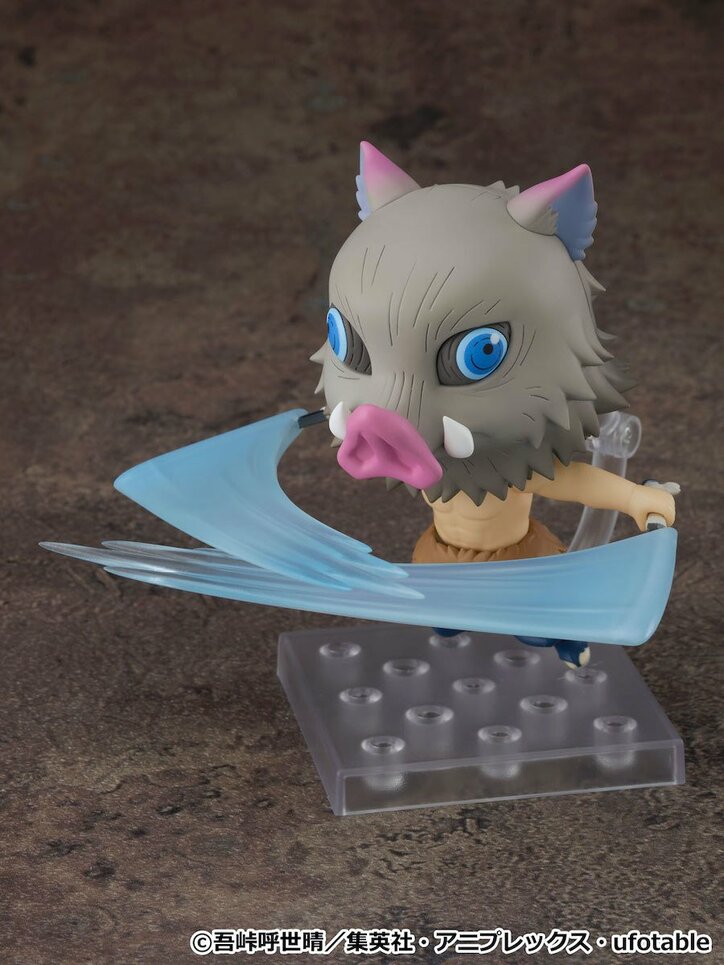 TVアニメ「鬼滅の刃」嘴平伊之助がねんどろいどで登場！ 獣の呼吸エフェクトやエビフライも