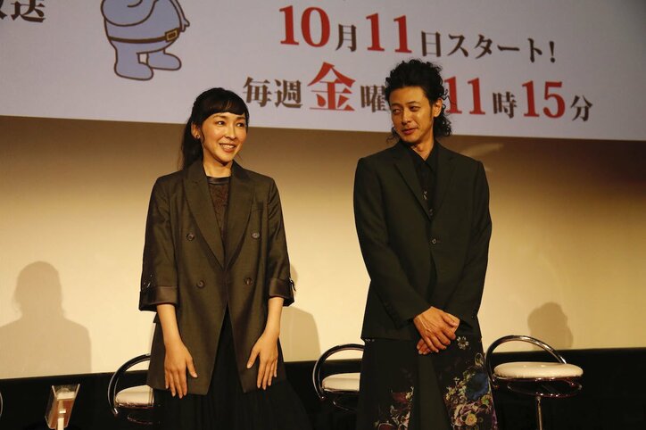 オダギリジョー＆麻生久美子が無茶振り合戦！『時効警察』イベントで霧山・三日月まんまのじゃれあい見せる