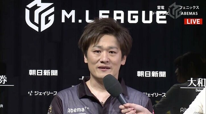 ついにお目覚め“最速最強”　昨期MVP多井隆晴が今期初勝利／麻雀・Mリーグ