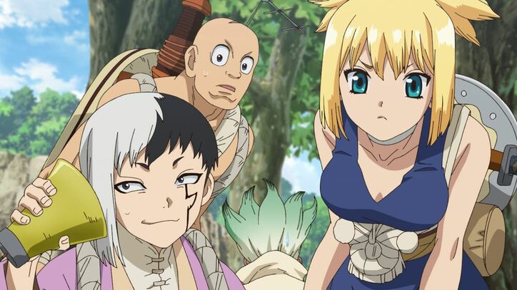 アニメ「Dr.STONE NEW WORLD」宝島へと辿り着いた千空たち…第7話先行カット&あらすじ公開